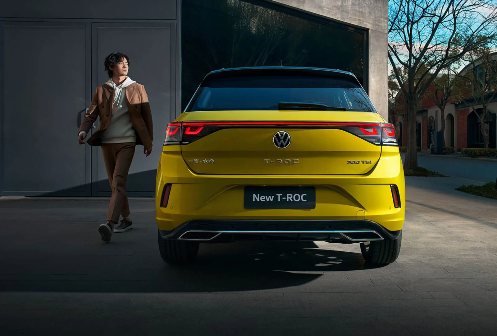 Китайский Volkswagen T-Roc: задняя часть кузова