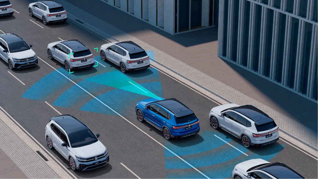 Volkswagen Tharu: иллюстрация работы адаптивного круиз-контроля